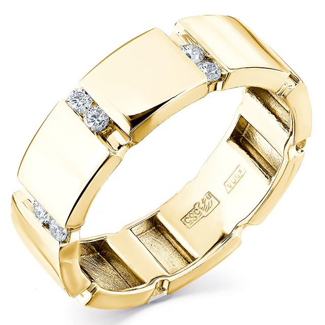 Кольцо, золото, бриллиант, 1-308157-00-00